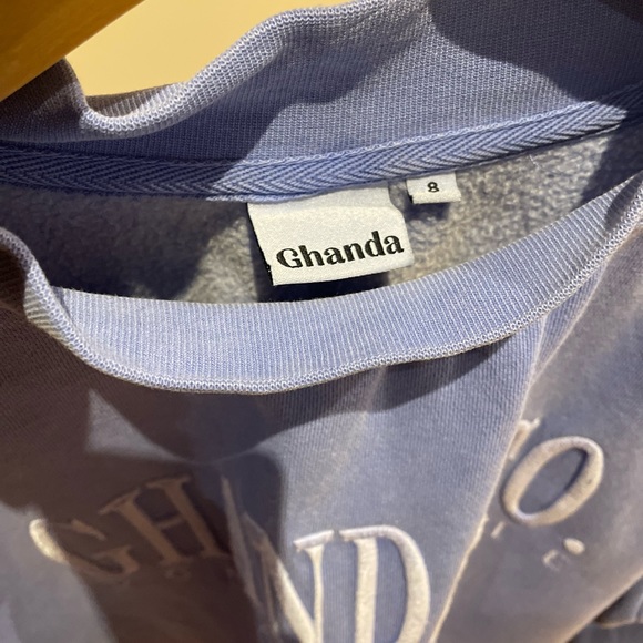 GHANDA Ocean Blue Sweater - Picture 3 of 4